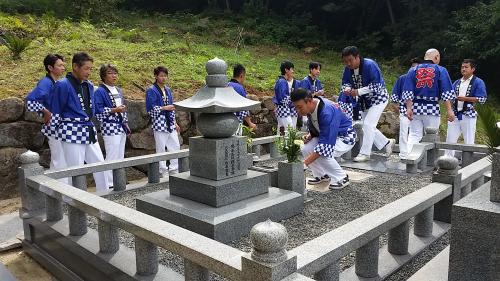 お神輿担いで走ってワッショイ　-豊浦八幡宮大祭-